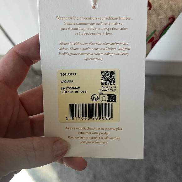 Sezane Vibrant Floral Blouse - Picture 7 of 8